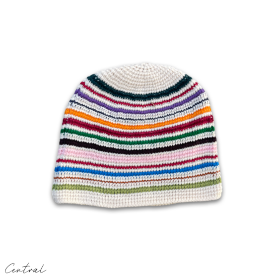 Central ae Corteiz crochet beanie in a stylish design, showcasing intricate stitching and a cozy fit.