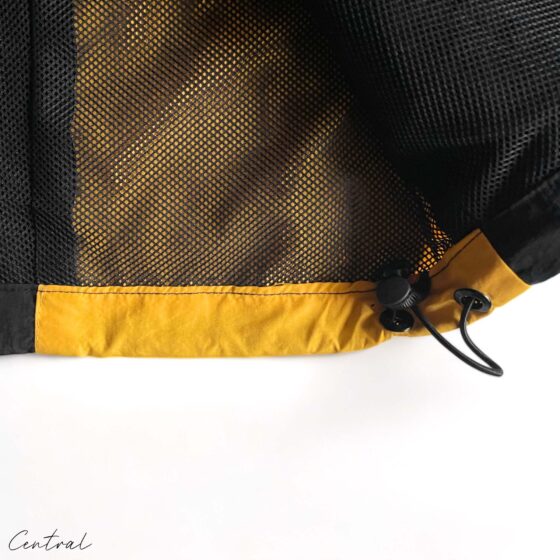 Black and yellow Corteiz hoodie from Central ae, featuring a stylish design and comfortable fit for spring weather.