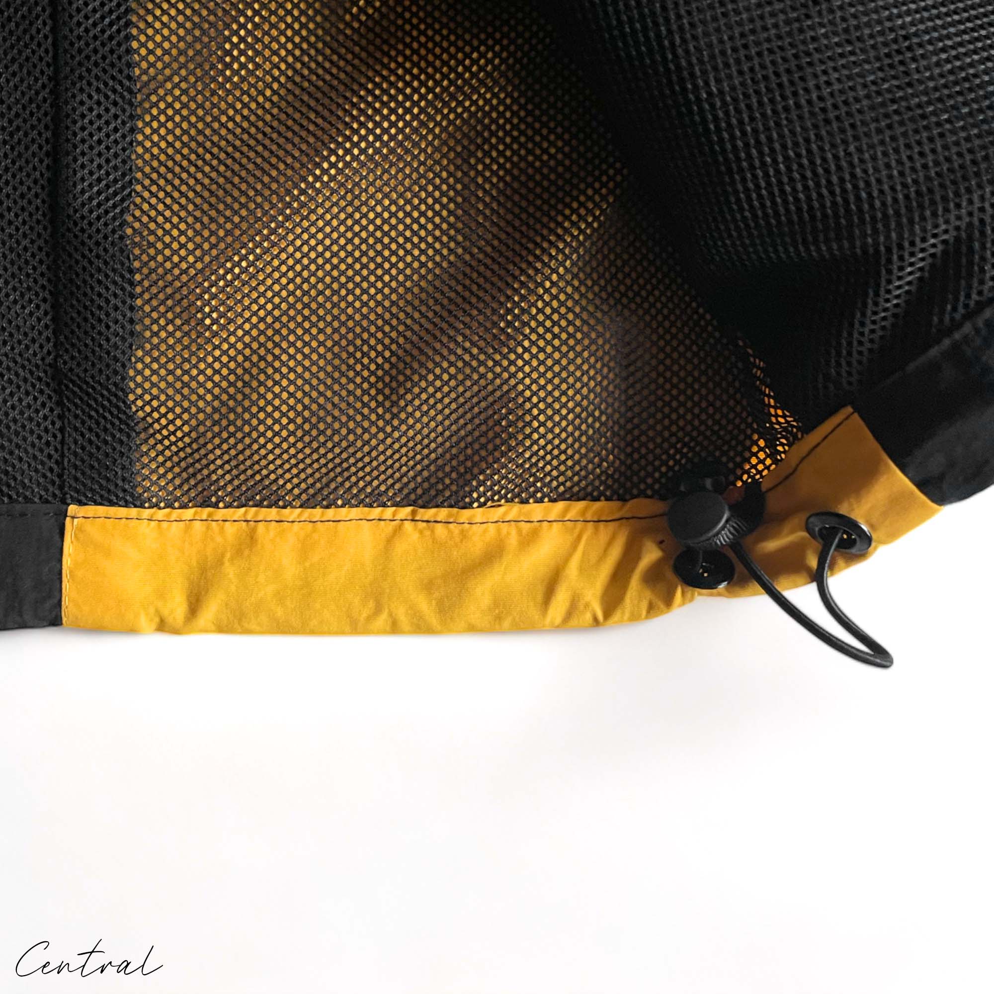 Black and yellow Corteiz hoodie from Central ae, featuring a stylish design and comfortable fit for spring weather.