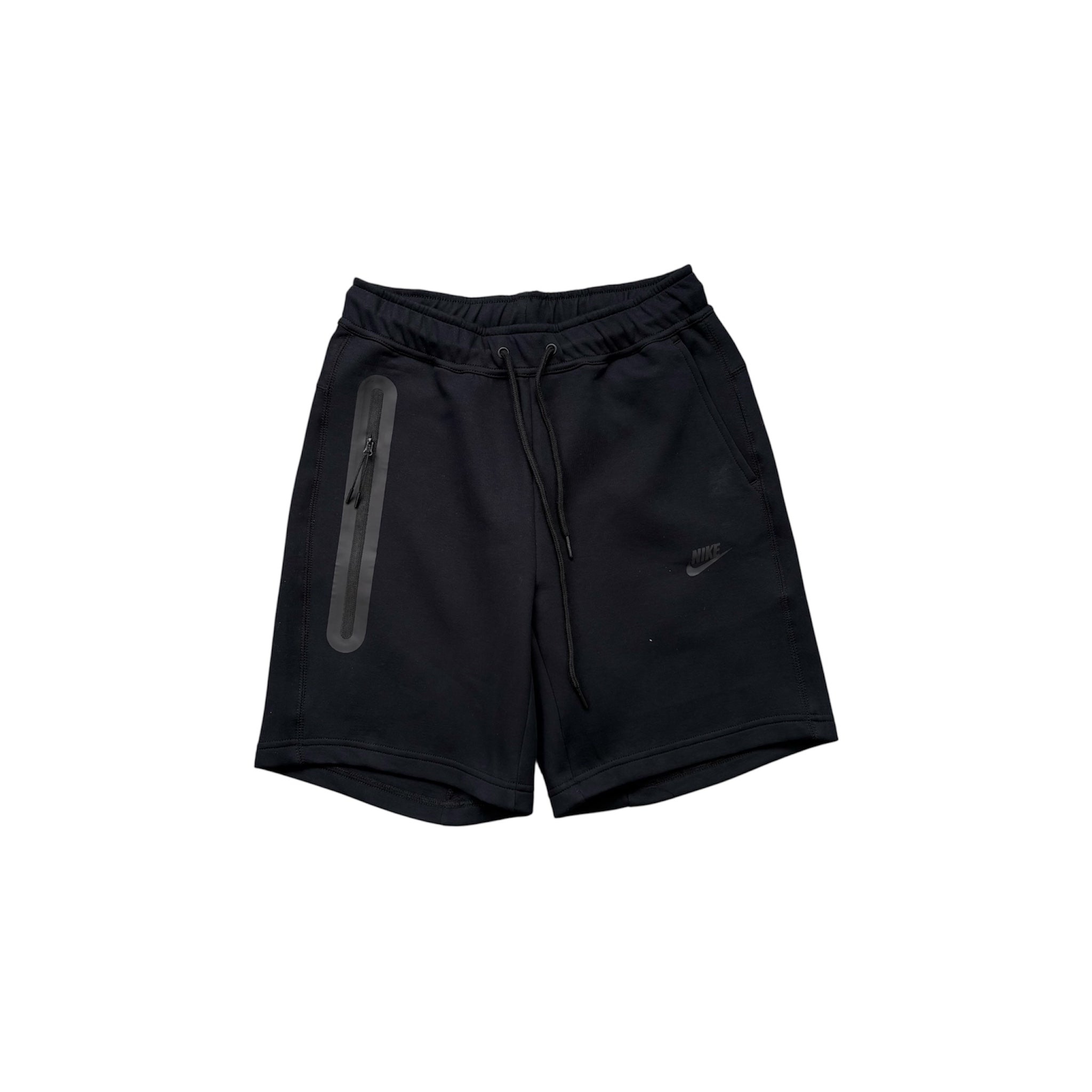 Nike Sportswear Tech Fleece hoodie in black, featuring a sleek design and cozy fabric for casual wear.