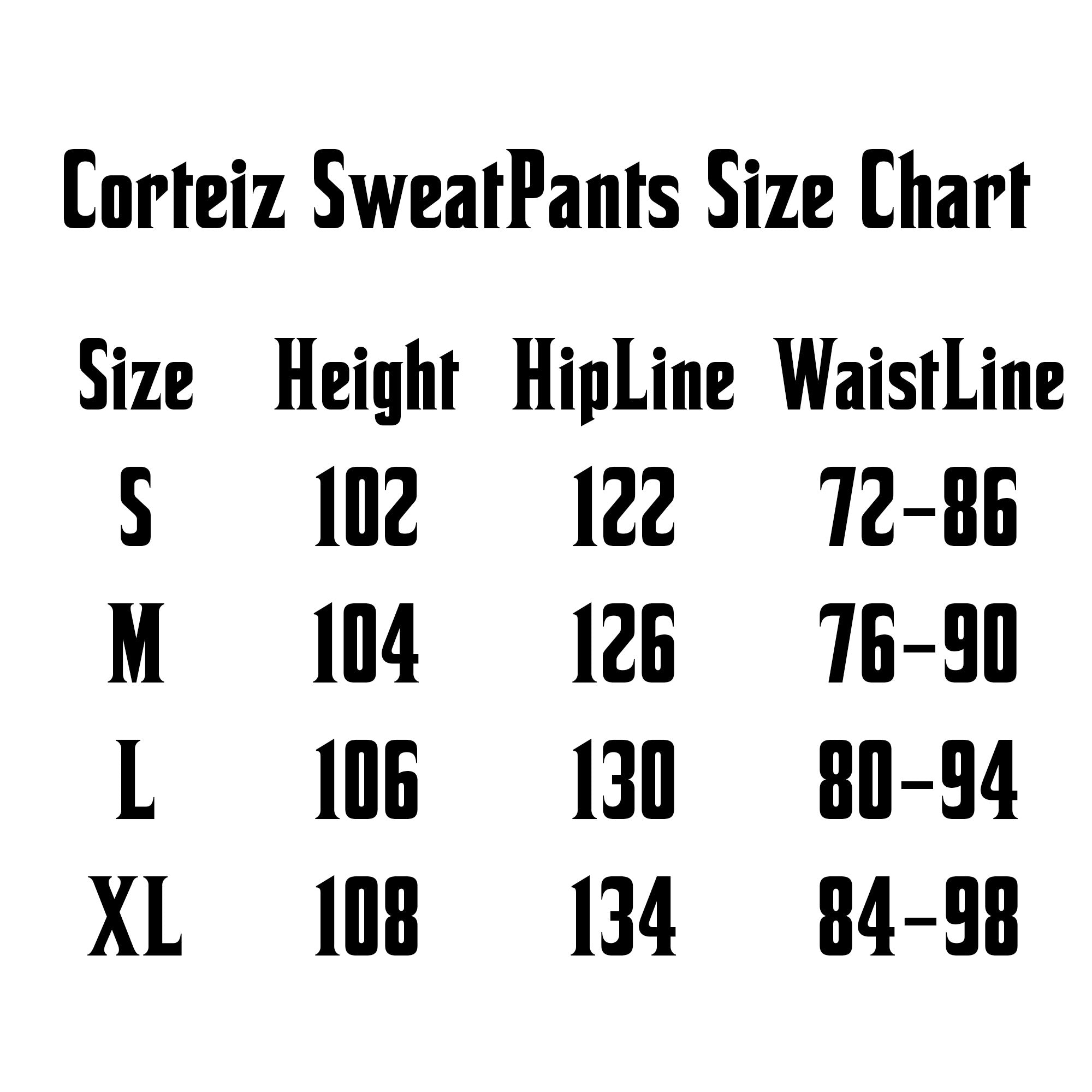 Gray Corteiz Alcatraz sweatpants featuring a relaxed fit and elastic waistband for comfort and style.