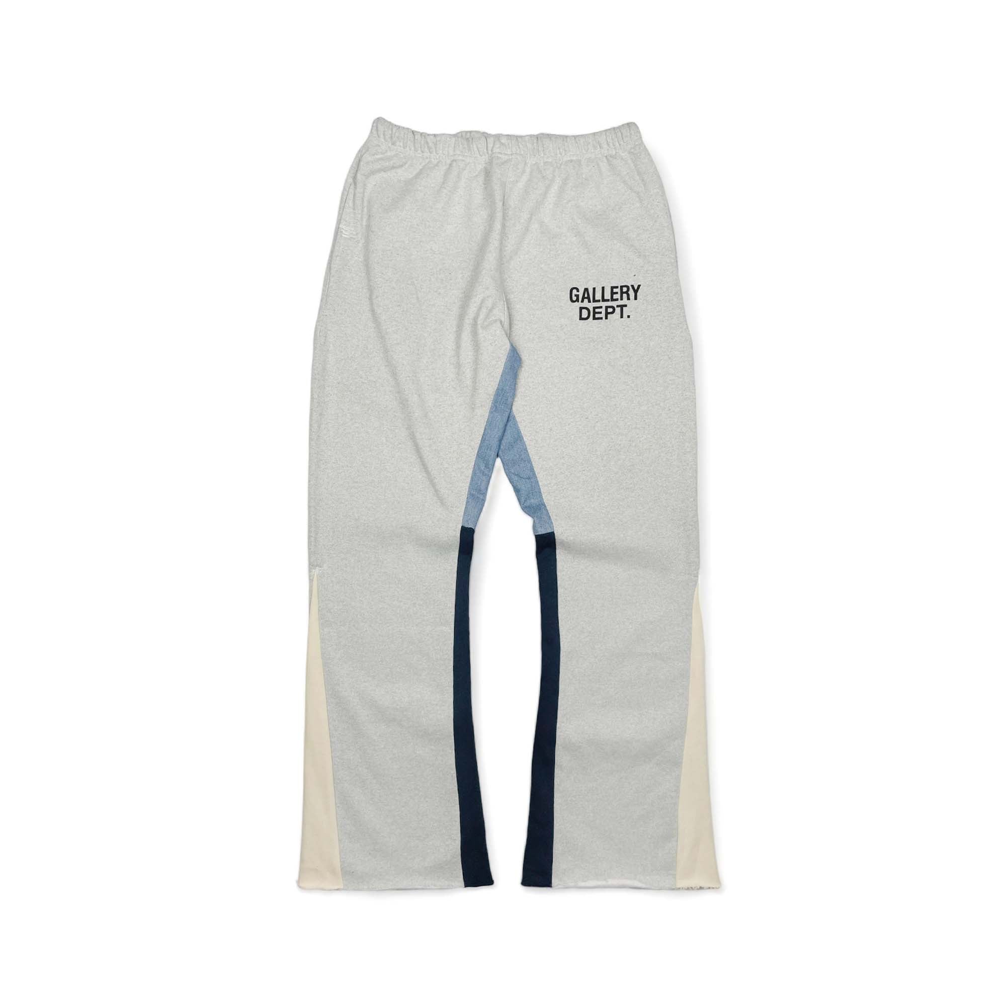 Gallery Dept flared sweatpants in soft fabric with a relaxed fit, featuring a wide leg and subtle branding details.