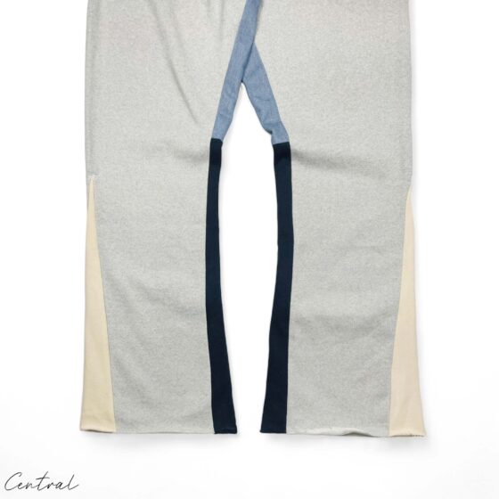 Central AE flared sweatpants in a relaxed fit, showcasing a comfortable design and stylish look.