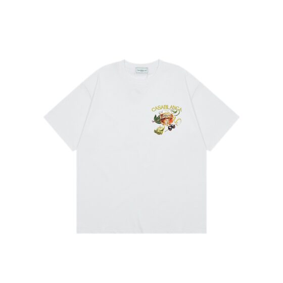 Casablanca t-shirt by Central.ae featuring a stylish design, soft fabric, and casual fit, perfect for everyday wear.