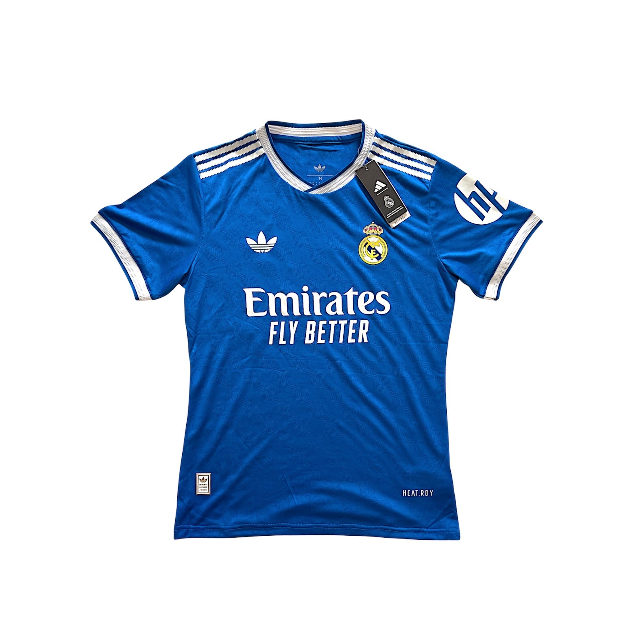 Real Madrid 25/26 third kit in player version, featuring club colors and logo on a lightweight, athletic design.
