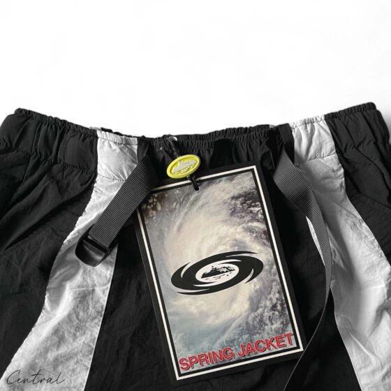 Corteiz Spring Shorts in black and white, featuring a comfortable fit and stylish design from Central ae.