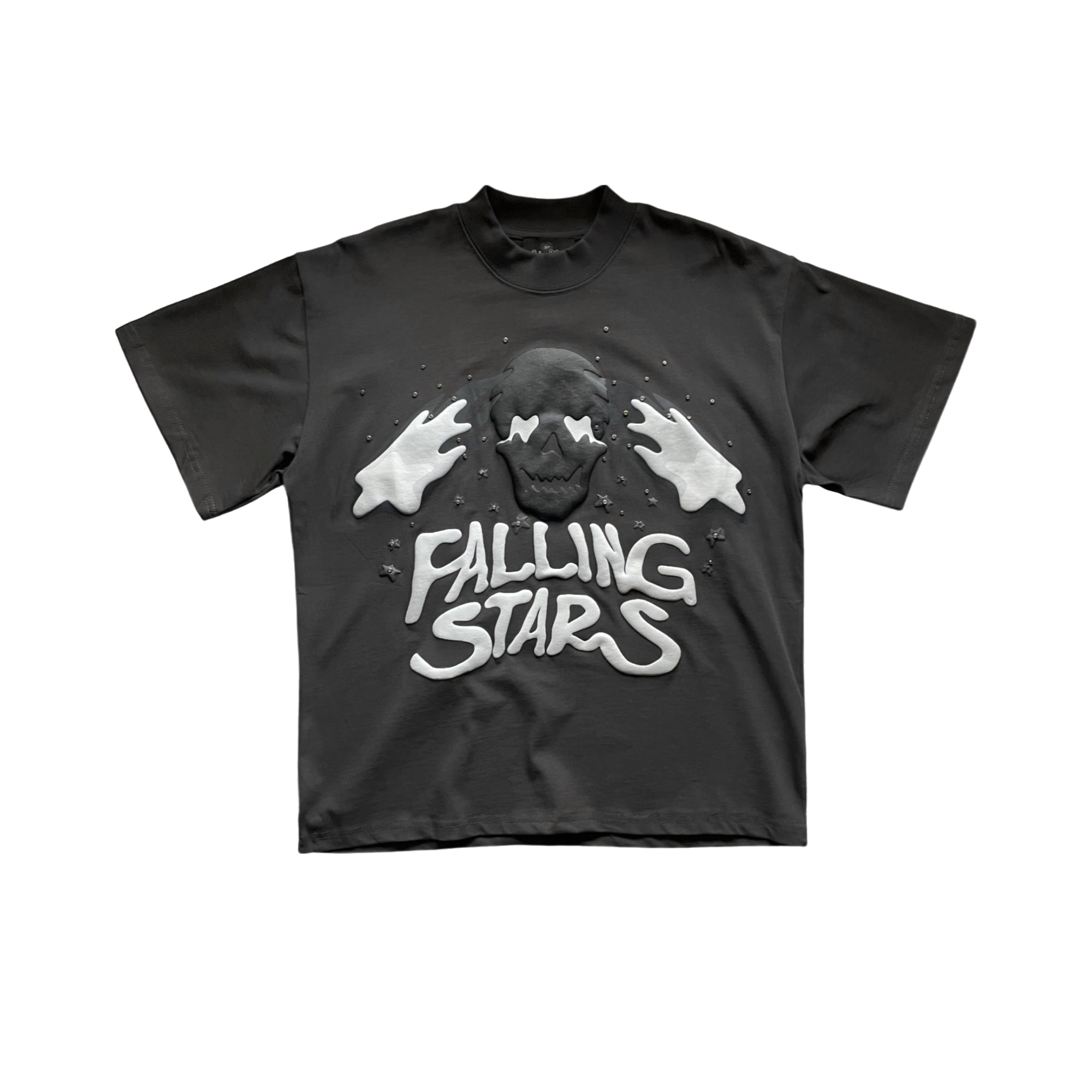 Falling Stars T-shirt by Central ae featuring a unique graphic design on a comfortable cotton fabric.