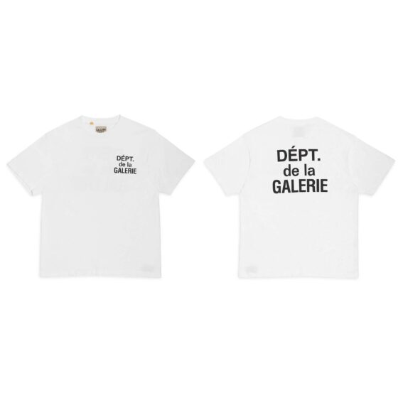 Gallery Dept. Dépt De La Galerie T-shirt in soft cotton with bold graphic print on the front, showcasing streetwear style.