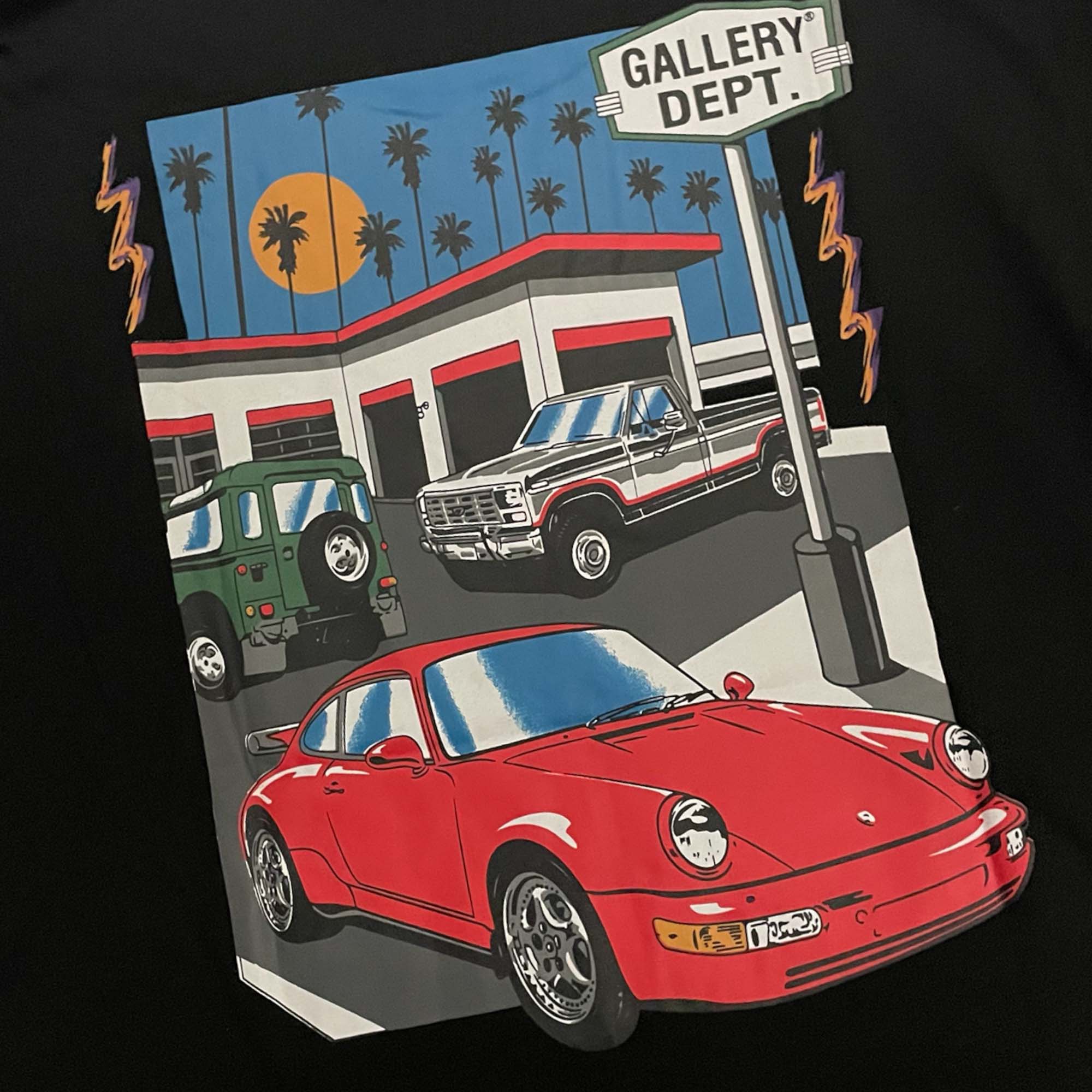 Gallery Dept Drive Thru T-shirt featuring a casual design in a relaxed fit, perfect for everyday wear.