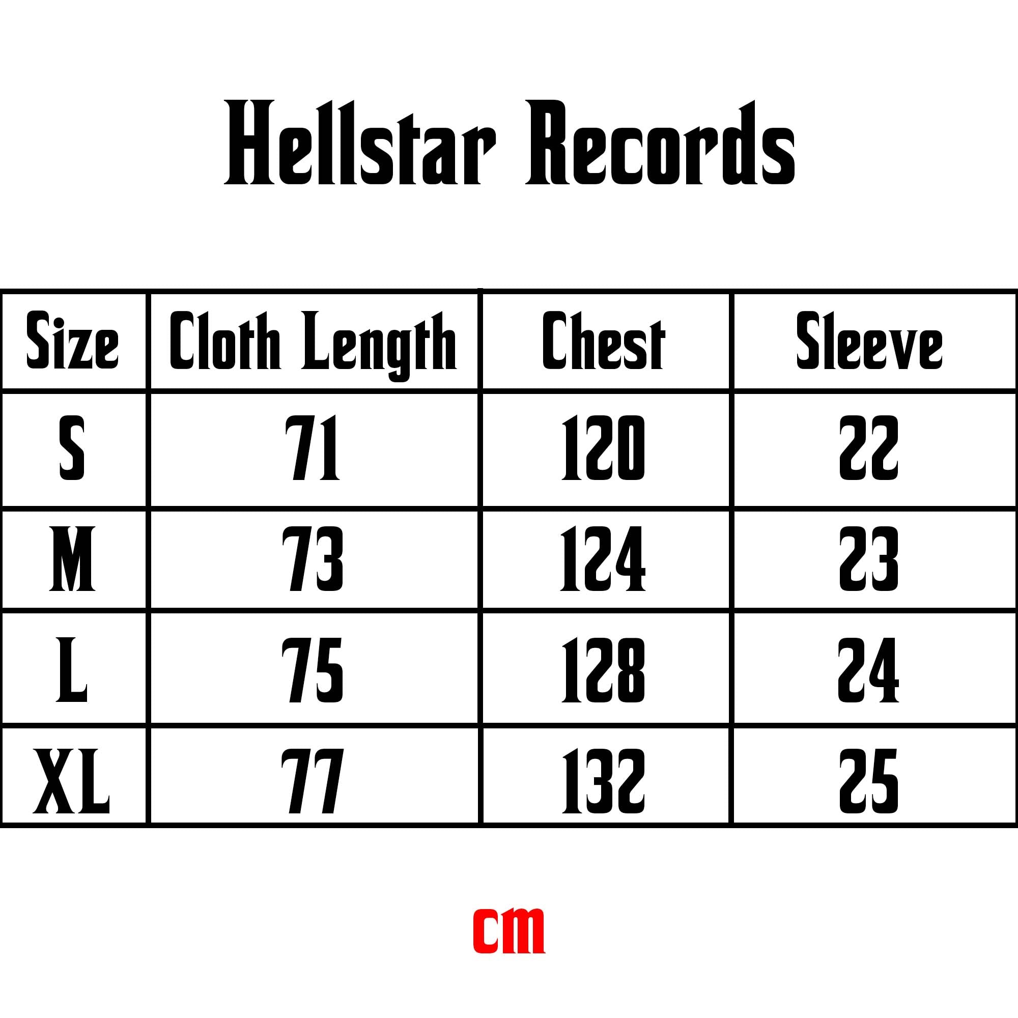 Black T-shirt featuring "Heaven Sounds Like" graphic by Central ae, displayed with size chart for accurate fitting.