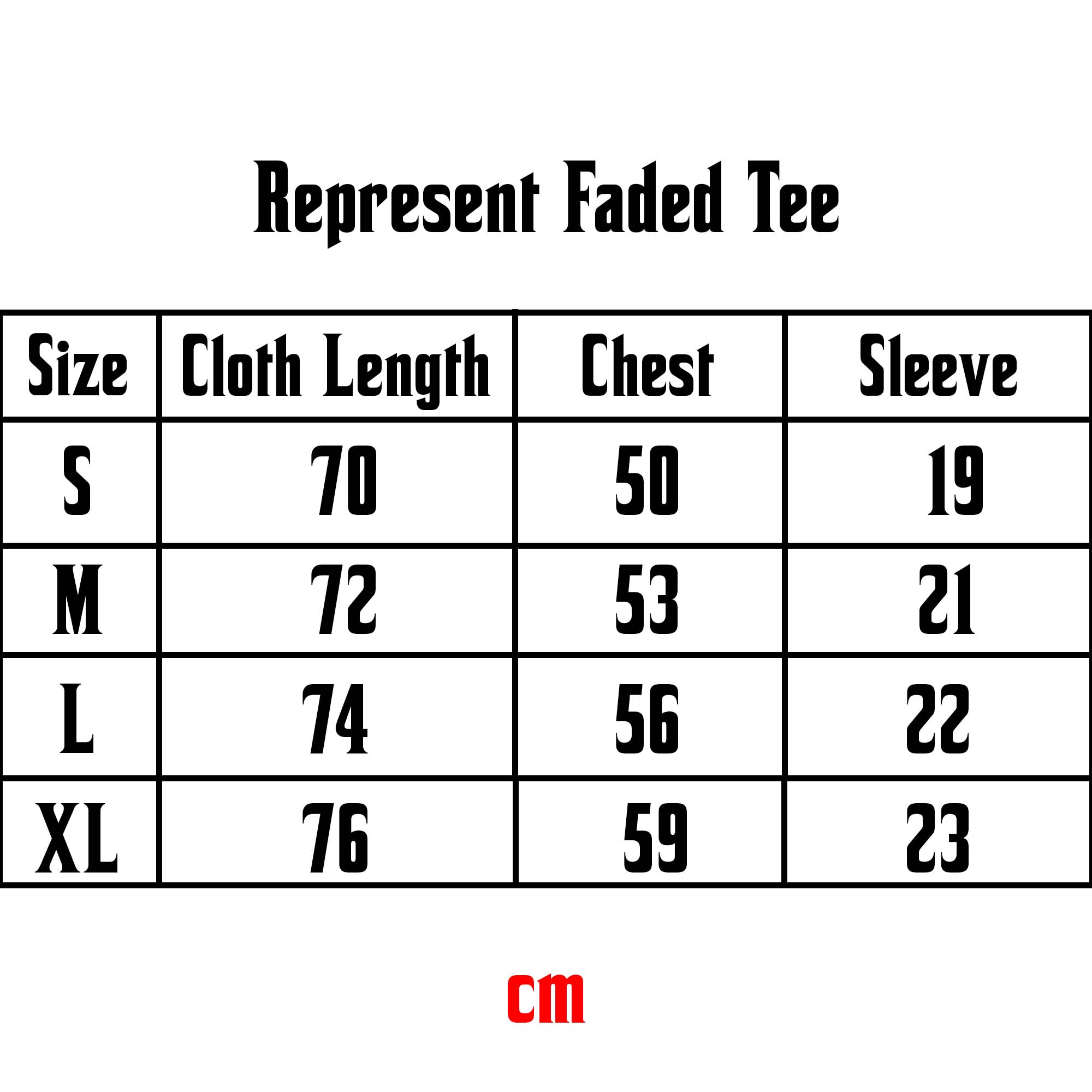 Faded Represent' As Good As Dead T-shirt featuring a relaxed fit and unique graphic design on a soft fabric.