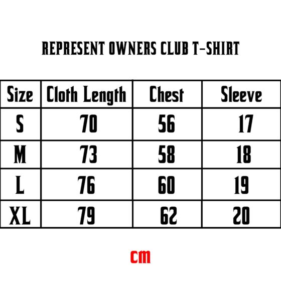 REPRESENT OWNERS CLUB T-shirt in Racing Green with a classic fit and logo detail on the front.