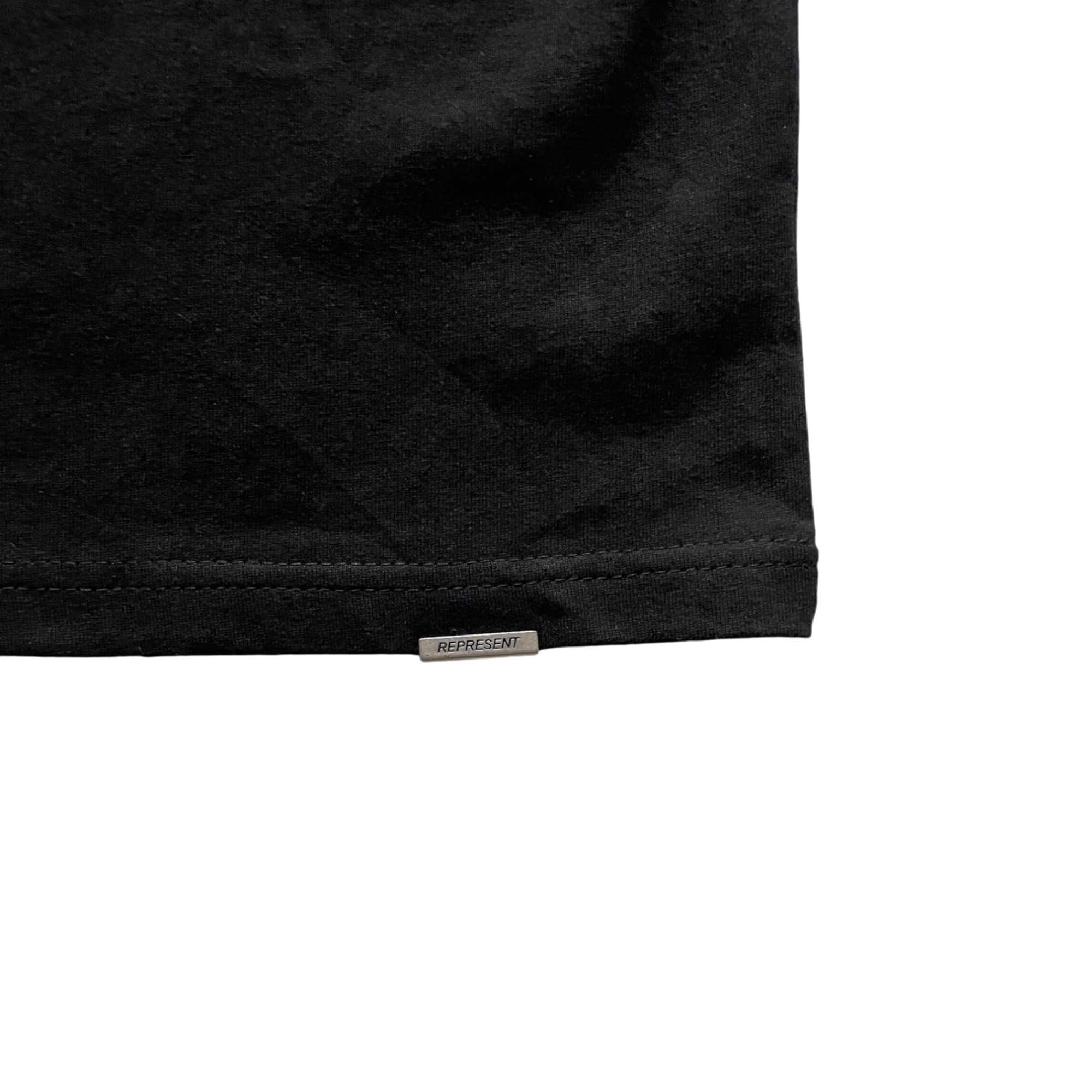 Central ae Patron of the Club T-shirt in black, featuring club graphics and a comfortable fit for casual wear.