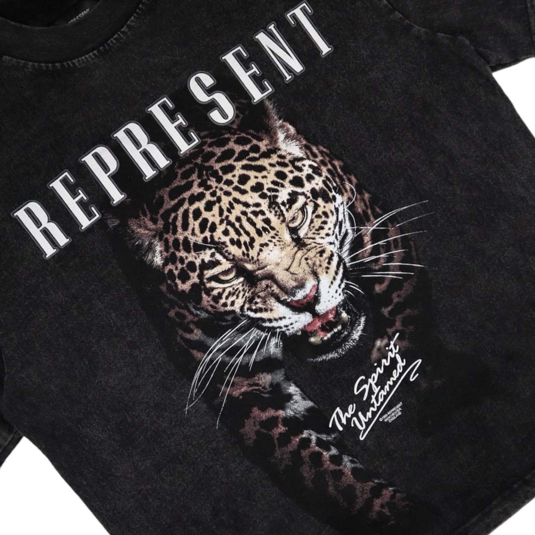 Faded tee featuring 'The Spirit Untamed' design by Central, showcasing a relaxed fit and soft fabric.