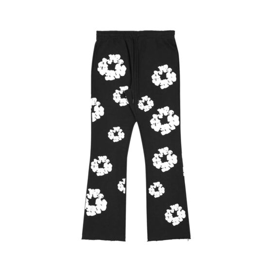 Black READYMADE x DENIM TEARS sweatpants featuring a relaxed fit and logo detailing by Central.