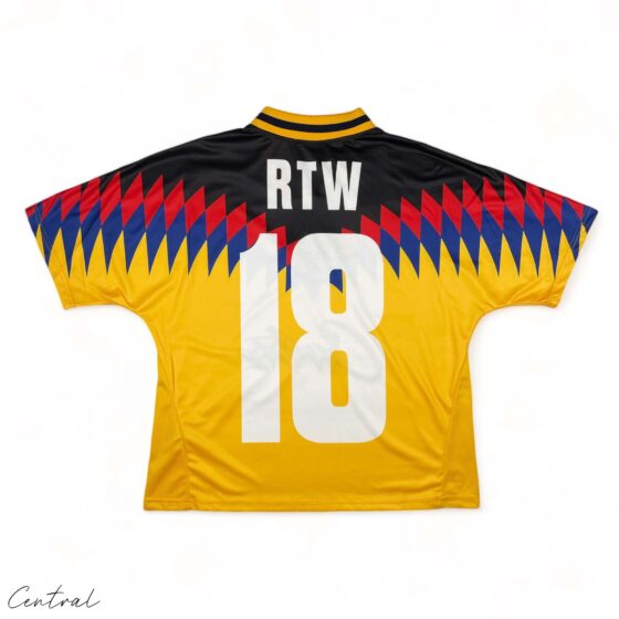Corteiz Club RTW football jersey t-shirt in black with logo and stylish design, perfect for casual wear.