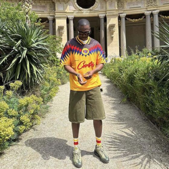 Corteiz Club RTW football jersey t-shirt in vibrant colors with logo, showcasing a sporty design and comfortable fit.