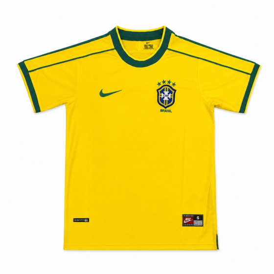 Brazil 1998 Home Retro Jersey