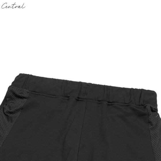 Black and red Trapstar shooters short set featuring a stylish t-shirt and matching shorts.
